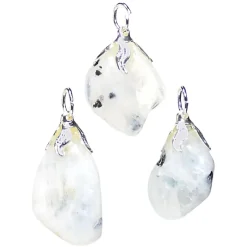 Pendentif en Labradorite Blanche
