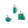 Pendentif en Malachite Brute Naturelle