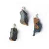 Pendentif en Oeil de Faucon brut