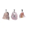 Pendentif en Opale Rose Naturelle brute