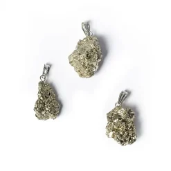 Pendentif en Pyrite Brute Naturelle
