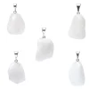 Pendentif en Quartz Laiteux percé