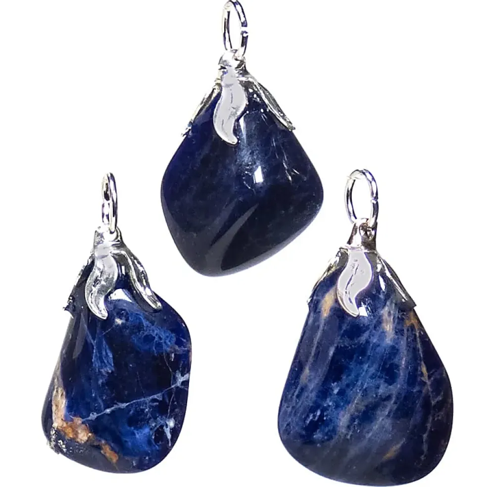 Pendentif en Sodalite Bleu Mystique