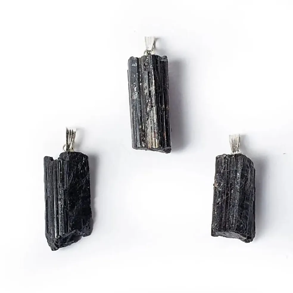 Pendentif en Tourmaline brute | 3,5cm