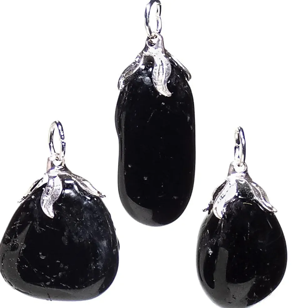 Pendentif en Tourmaline Noire - qualité A
