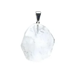 Pendentif Fantaisie en Cristal de Roche