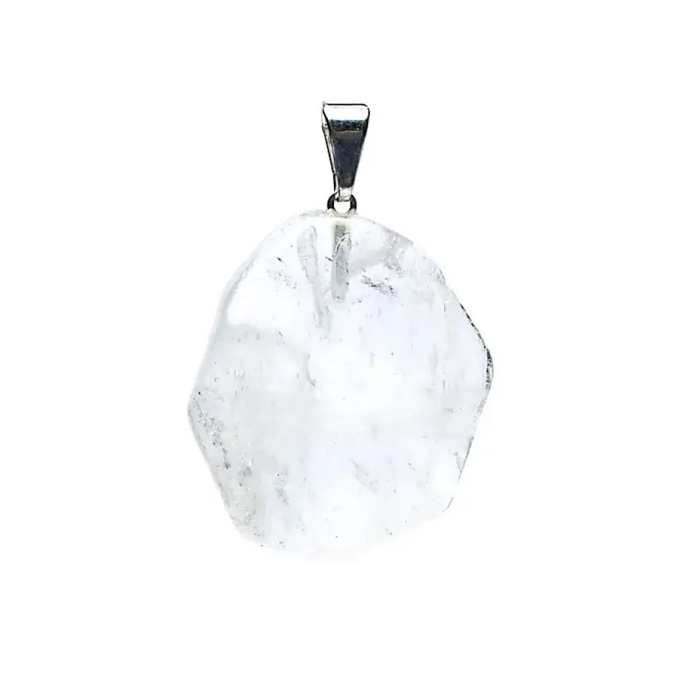 Pendentif Fantaisie en Cristal de Roche