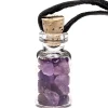 Pendentif fiole - Améthyste