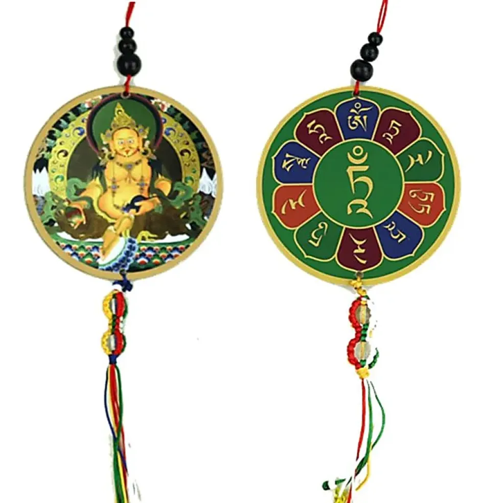 Pendentif Zhambala & Dorje