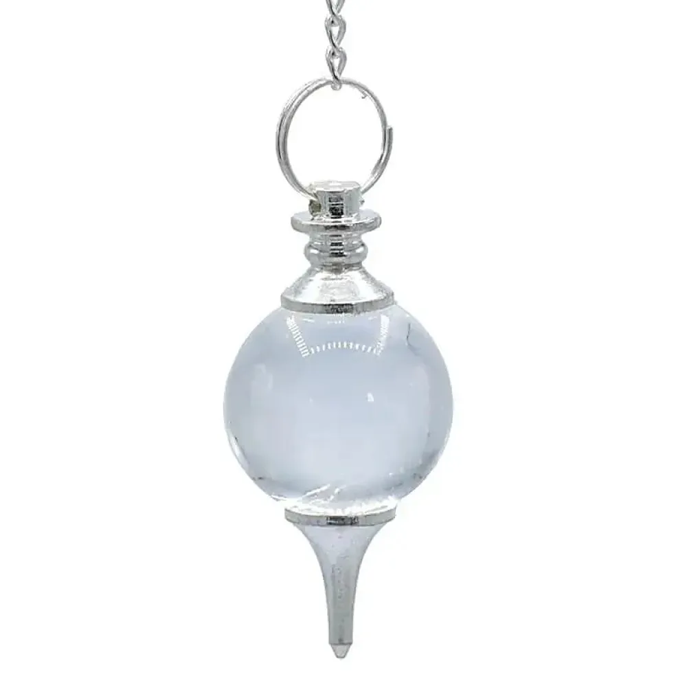Pendule Cristal de Roche | 7 chakras