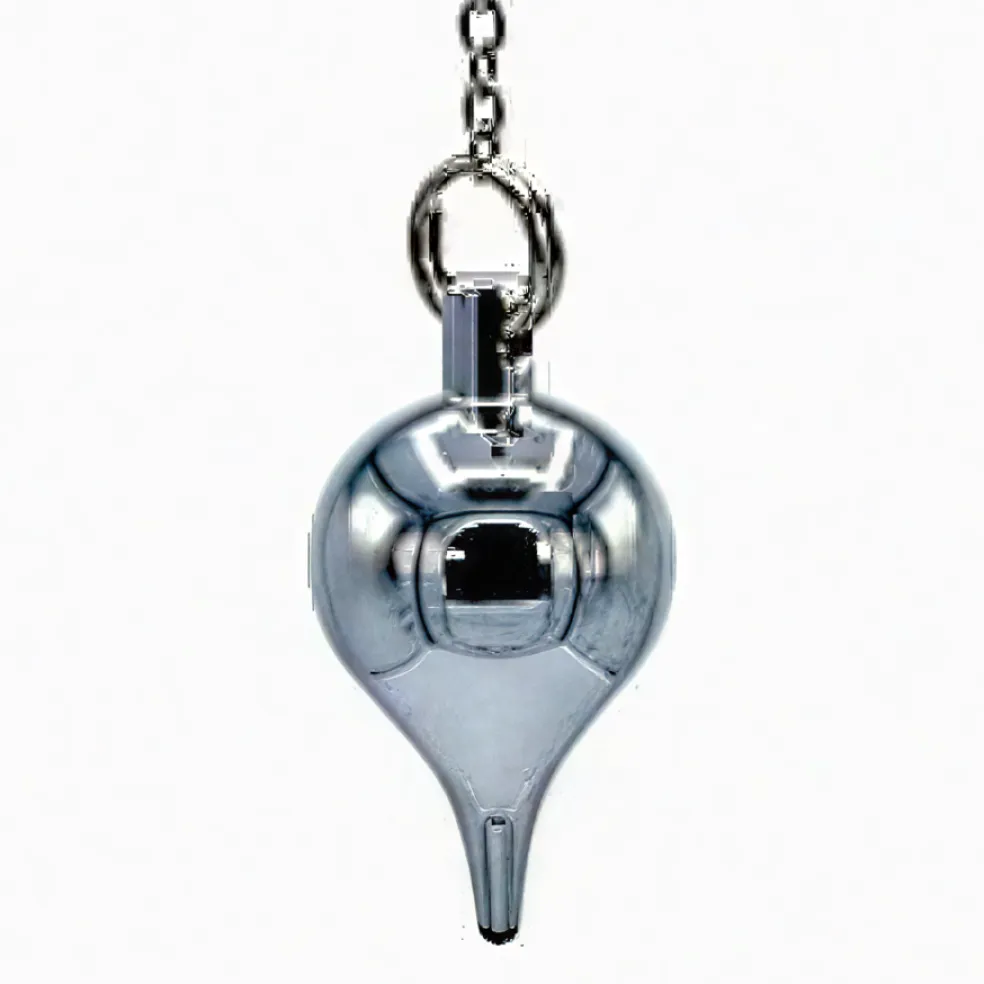 Pendule en laiton chromé