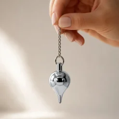 Pendule en laiton chromé