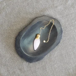 Pendule Quartz Rose et Laiton | Conique