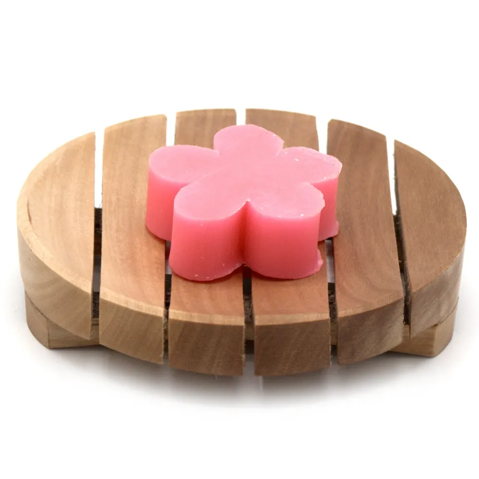 Porte Savon bois luxe - Rond