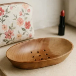 Porte Savon en bois luxe - Ovale