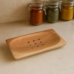 Porte Savon en bois luxe - Rectangulaire