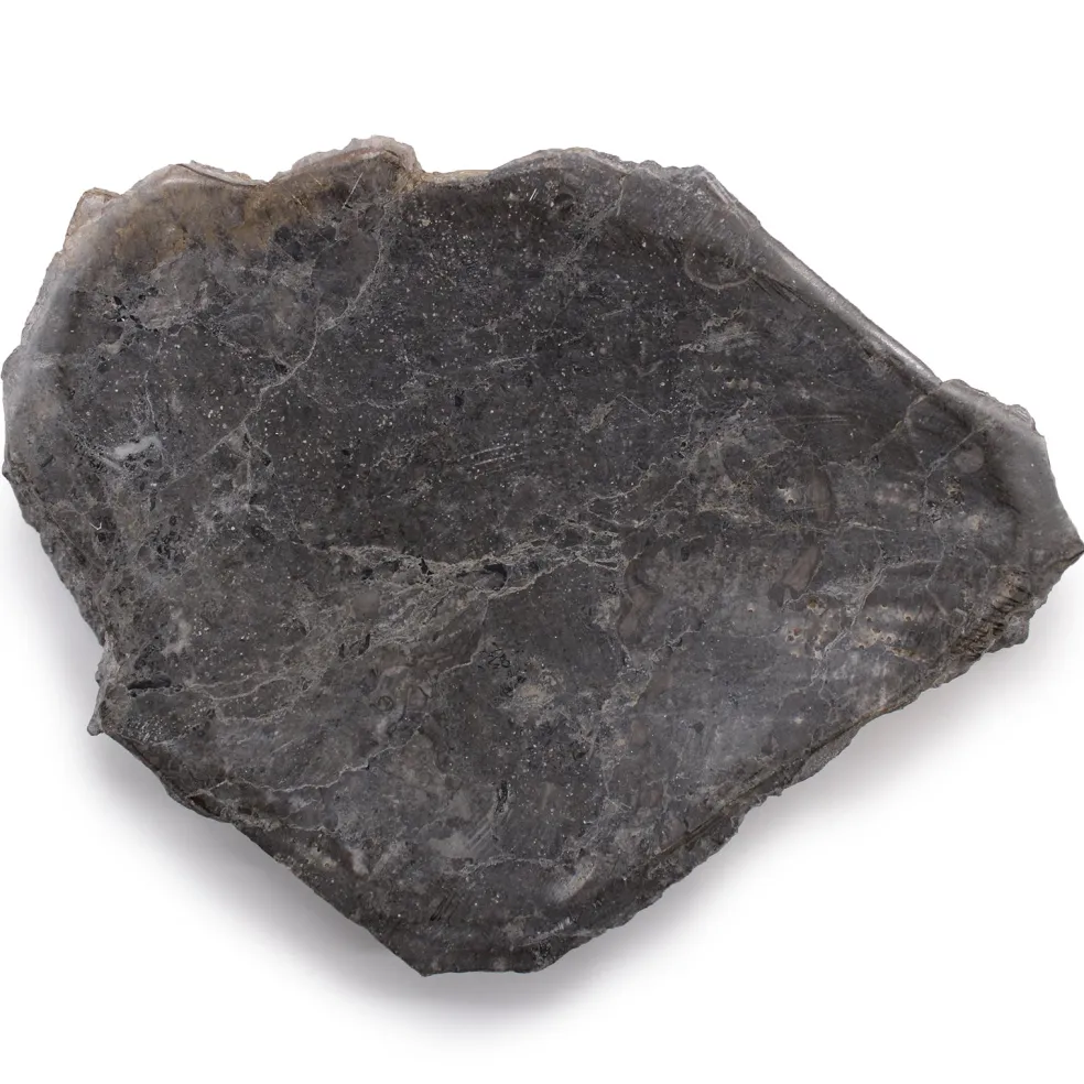 Porte savon en marbre gris naturel